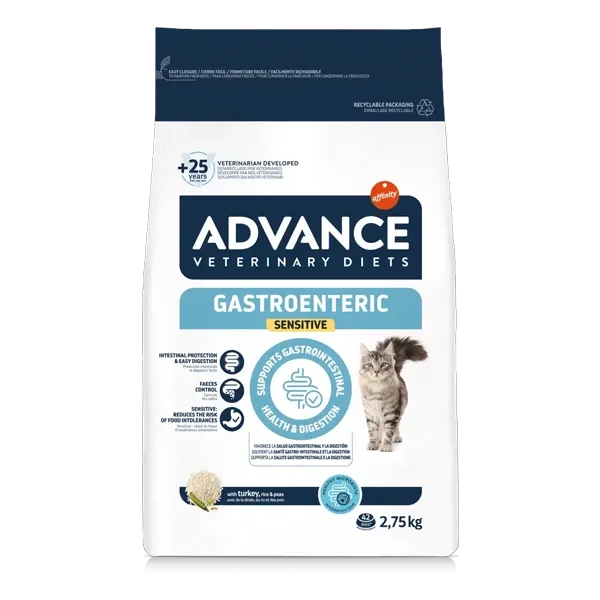 Advance Veterinary Diets Gastroenteric Sensitive - Chat - 2,75 kg - ADVANCE
