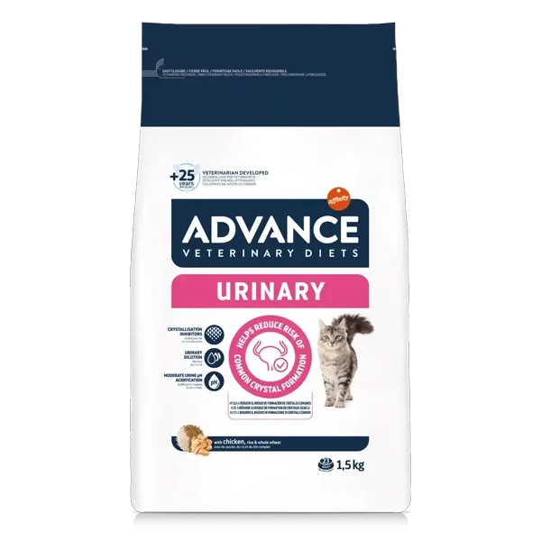 Advance Veterinary Diets Urinary - Croquettes pour chat - 1,5 kg - ADVANCE