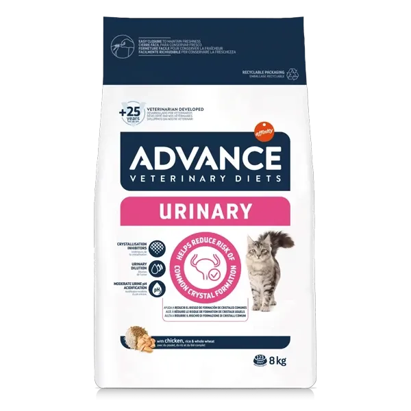 Advance Veterinary Diets Urinary - Cat kibble - 8 kg - ADVANCE