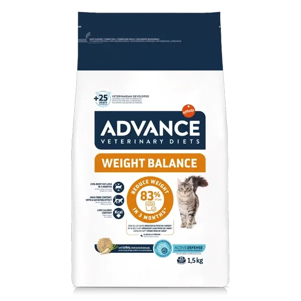 Advance Veterinary Diets Weight Balance pour chat - 1,5 kg - ADVANCE