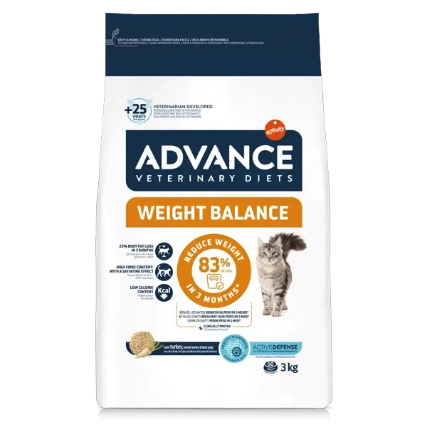 Advance Veterinary Diets Weight Balance για γάτες - 3 kg - ADVANCE