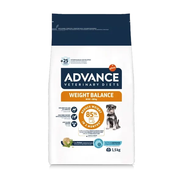 Advance Veterinary Diets Weight Balance Mini Chien - 1,5 kg - ADVANCE