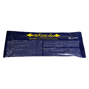 Apitraz - Lanières anti-varroa à base d'amitraz 500 mg - 30 cm - Abeilles - CALIER