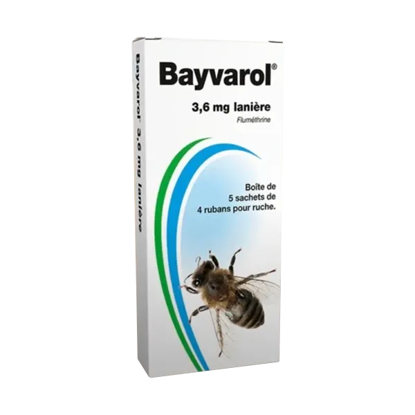 Bayvarol - Varroa de l'abeille - 5 sachets de 4 lanières - VETO-PHARMA