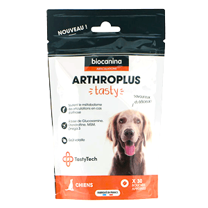 Arthroplus Tasty - Articulations - Chien - 30 bouchées - BIOCANINA
