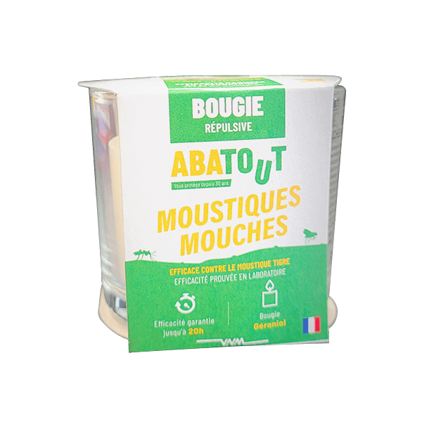 Bougie répulsive - Moustiques et mouches - ABATOUT