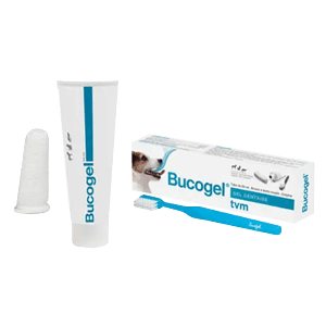 Bucogel - Gel dentale + Spazzolino da denti - Tartaro - Cane - 50 ml - TVM