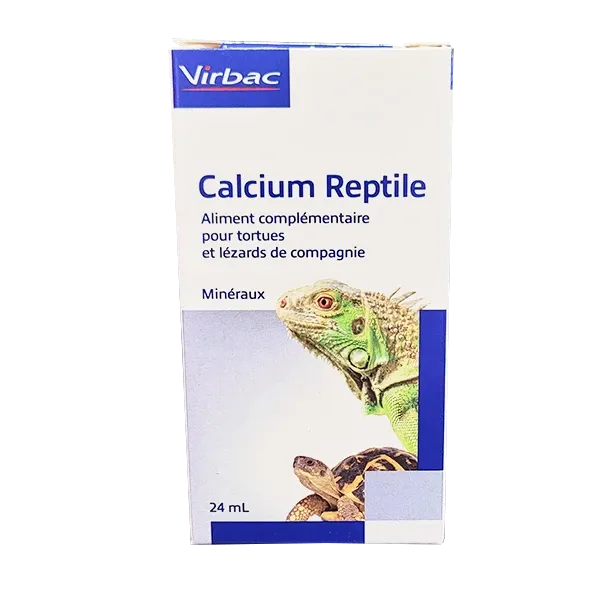 Calcium Reptile - Calcium tortues et lézards - 24 ml - VIRBAC