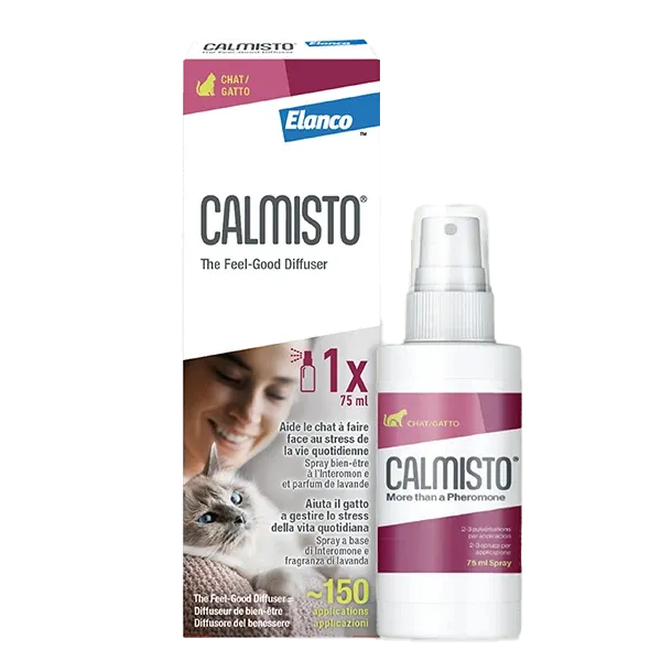 Calmisto Chat Spray - Interomone - Stress - 75 ml - ELANCO