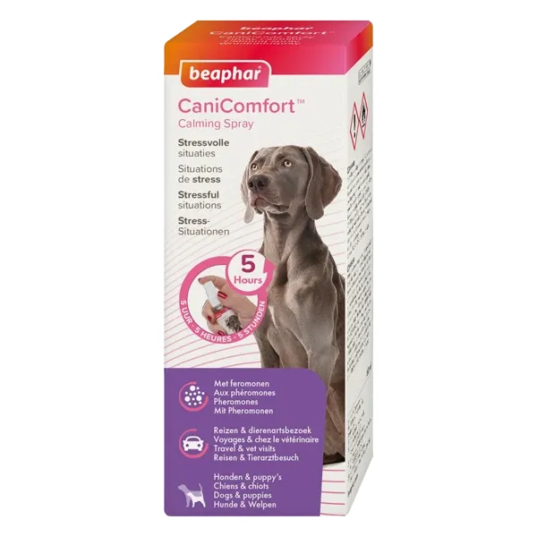 CaniComfort - Spray aux phéromones pour chiens et chiots - 60 ml - BEAPHAR