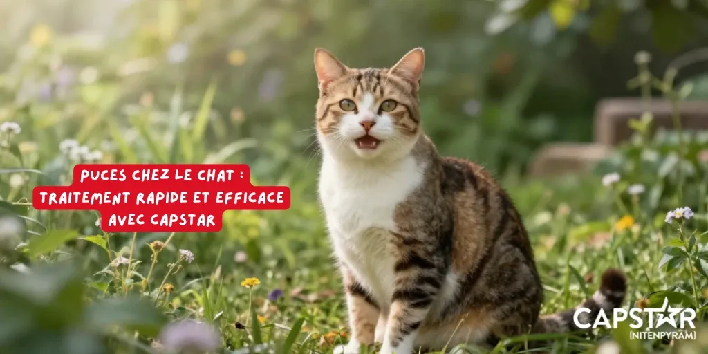 Puces chez le chat : traitement rapide et efficace avec Capstar - Produits-veto.com