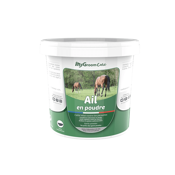 Ail en poudre - Vermifuge naturel - Cheval - 1 Kg - MyGroomCare - CDN HORSE