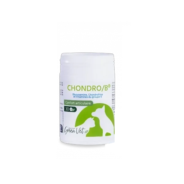 Chondro-B - Soulager les articulations - 30 comprimés - Chien et chat - GREENVET