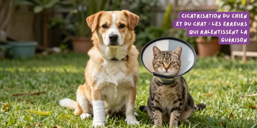 Cicatrisation du chien et du chat les erreurs qui ralentissent la guérison - Produits-veto.com