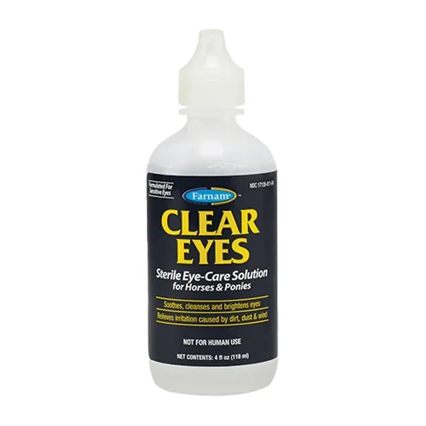 Clear Eyes - Nettoyant ophtalmique pour chevaux - 118 ml - FARNAM