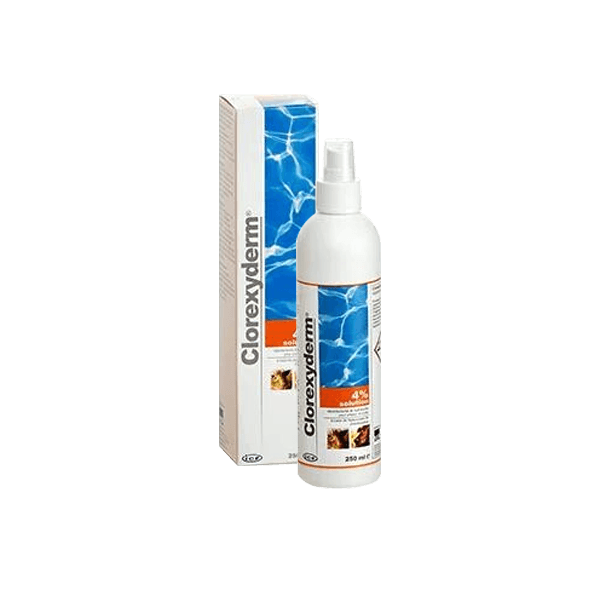 Clorexyderm 4% Solution - Chien et chat - 200ml - ICF