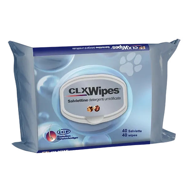 CLX Wipes - Lingettes nettoyantes - Chien et chat - 40 lingettes - ICF