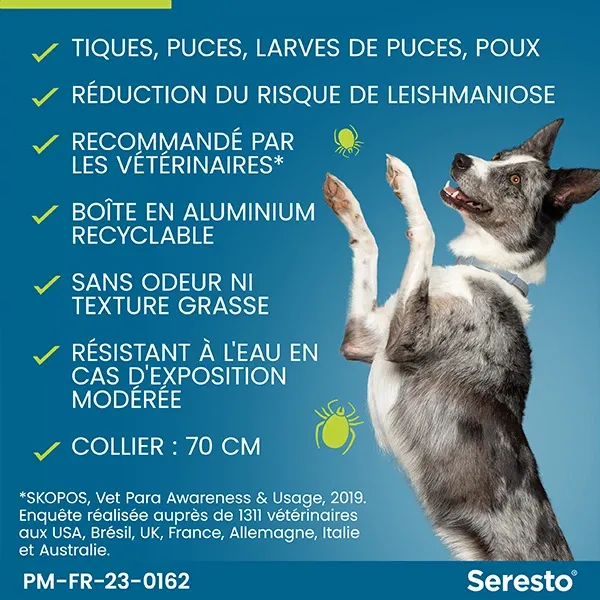Collier Seresto anti-puces pour grand chien plus de 8 kg - ELANCO 4