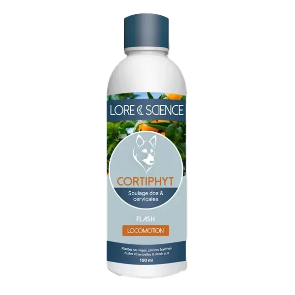 Cortiphyt Dog - Soutien dos et cervicales - Chien de sport - 150 ml - LORE & SCIENCE