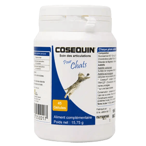 Cosequin - Articulations - Arthrose - 45 gélules - Chats - ARCA NATURA