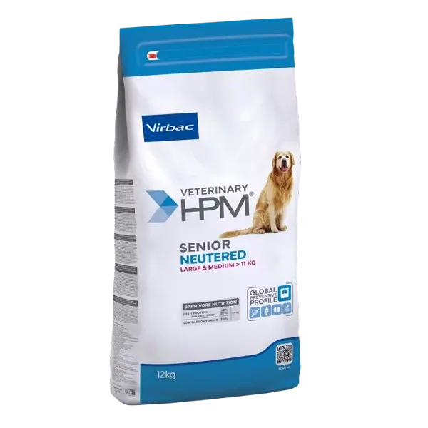 Croquettes chien stérilisé - Veterinary HPM Adult Neutered Large & Medium - 12 kg - VIRBAC