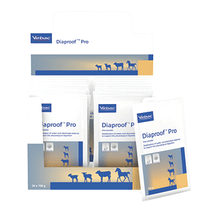 Diaproof Pro - Rehydration - Electrolytes - 24 sachets of 100 g - VIRBAC