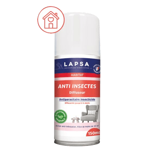 Diffusor gegen Insekten - Antiparasitikum - Insektenschutz - Wohnbereich - 150 ml - LAPSA