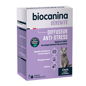 Diffuseur Anti-stress + recharge - Stress et Anxiété - Chat - BIOCANINA