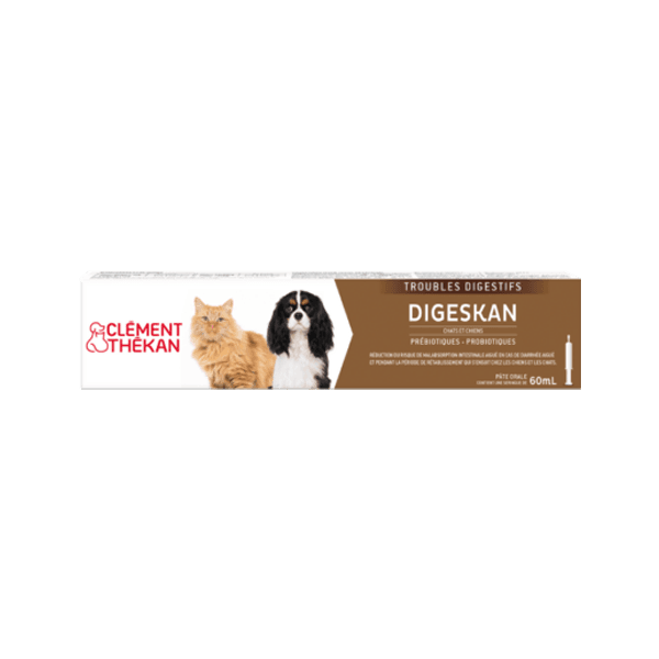 Digeskan - Prébiotiques et probiotiques - Chats et chiens - Seringue de 60 ml - CLÉMENT THÉKAN