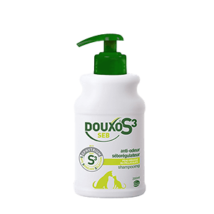 Douxo S3 Seb Shampooing - Anti-odeur et séborégulateur - Chien et chat - 200 ml - CEVA