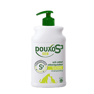 Douxo S3 Seb Shampooing - Anti-odeur et séborégulateur - Chien et chat - 500 ml - CEVA