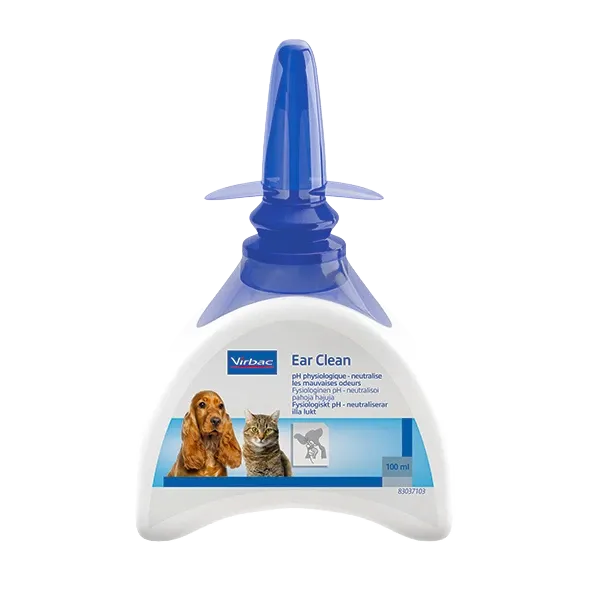 Ear Clean - Nettoyage des oreilles du chien et du chat - 100 ml - VIRBAC