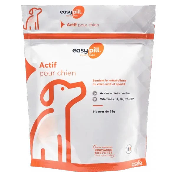 Easypill Actif - Vitamines pour chien sportif - 6 x 28 g - OSALIA