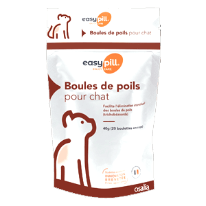 Easypill - Chat - Boule de poils et Transit - 20 boulettes - OSALIA