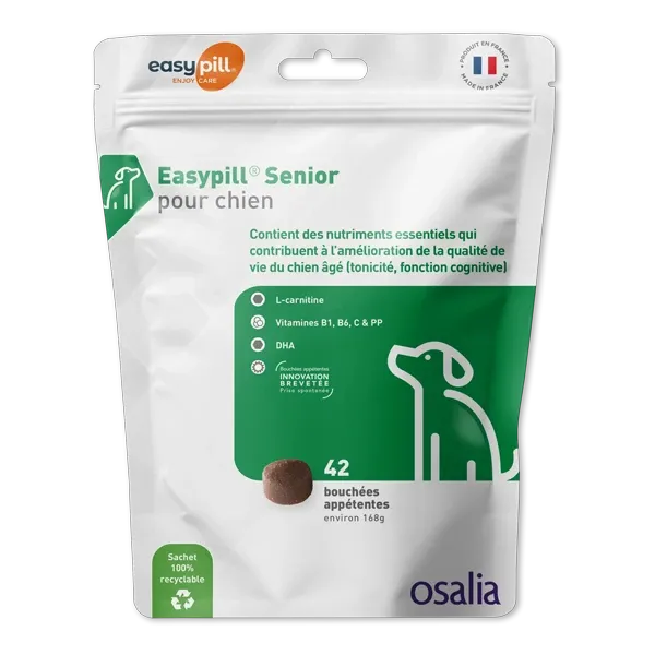 Easypill Senior - 42 bouchées pour Chien âgé - 168 g - OSALIA