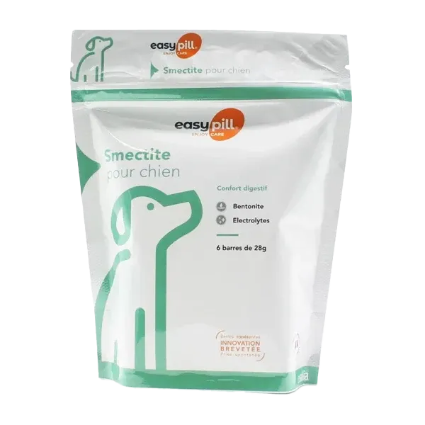 Easypill Smectite - Confort digestif du chien - 6 barres de 28g - OSALIA
