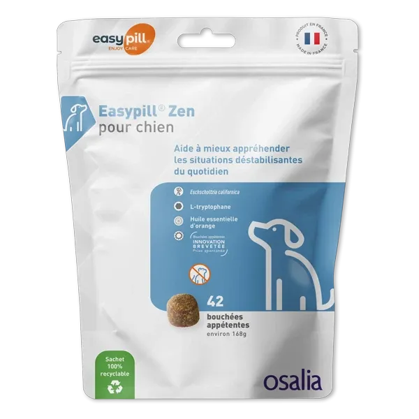 EasyPill Zen Chien - Stress del cane - 42 bocconcini appetibili - OSALIA