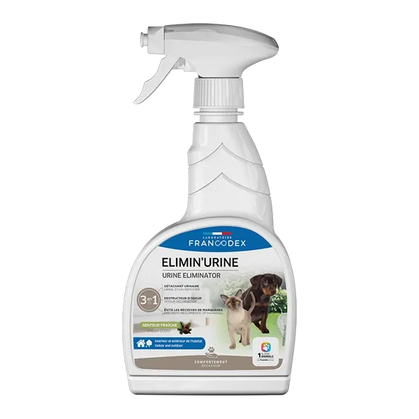 Elimin'urines - Nettoyant des urines du chiot et du chaton - 750 ml - FRANCODEX