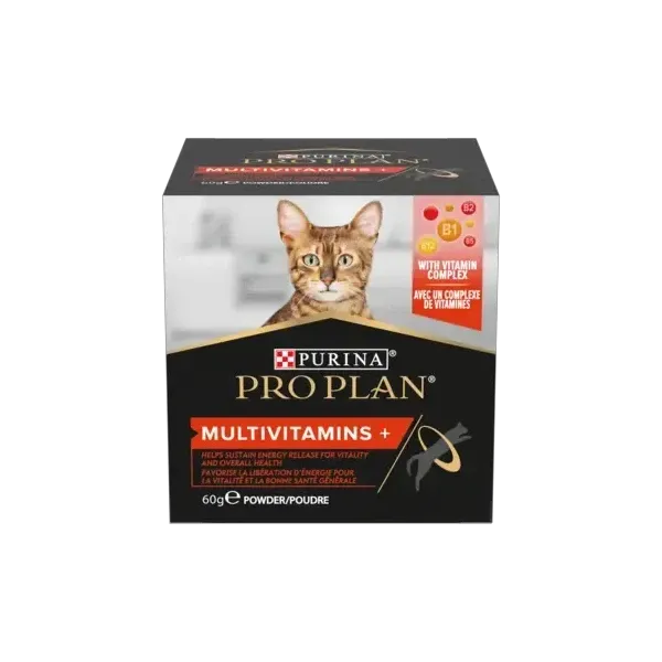 Pro Plan Multivitamins + - Energy, Skin and Coat - Vitamins for cats - 60 g - PURINA
