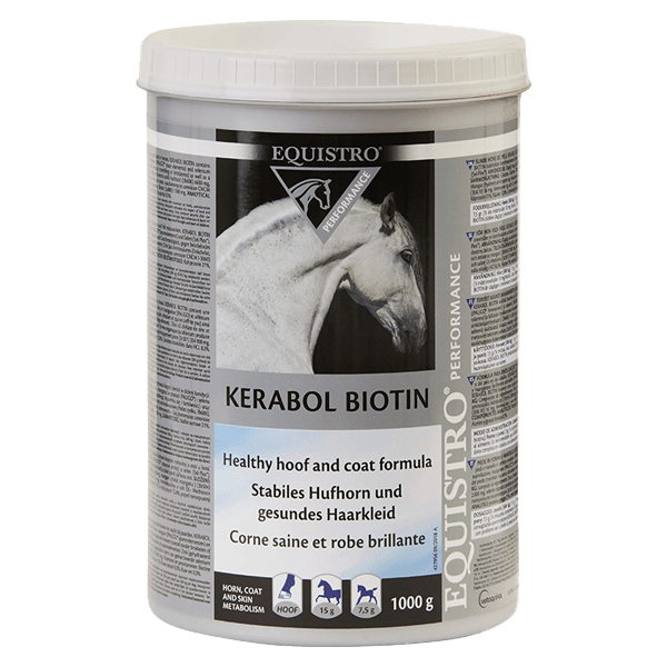 Equistro Kerabol Biotin - Healthy hooves and shiny coat - 1 kg - VETOQUINOL