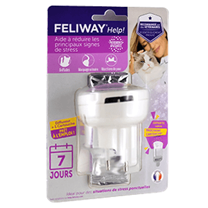 Feliway Help - Diffuseur et recharge 7 jours - Stress ponctuelles - CEVA