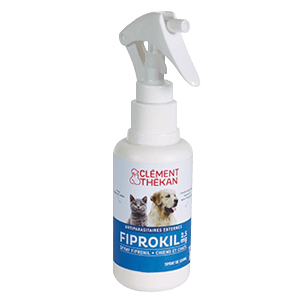 Fiprokil Spray antiparasitaire chat et chien - 100 ml - CLÉMENT THÉKAN