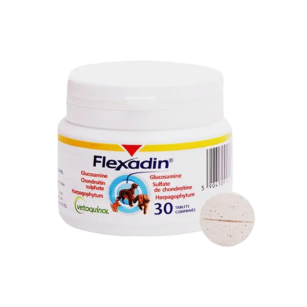 Flexadin - Fonctionnement des articulations - Chien et chat - 30 comprimés - VETOQUINOL