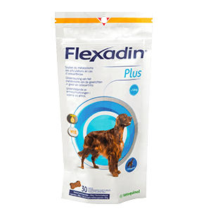 Flexadin Plus - Soutien articulaire - Arthrose - plus de 10kg - 30 bouchées - VETOQUINOL