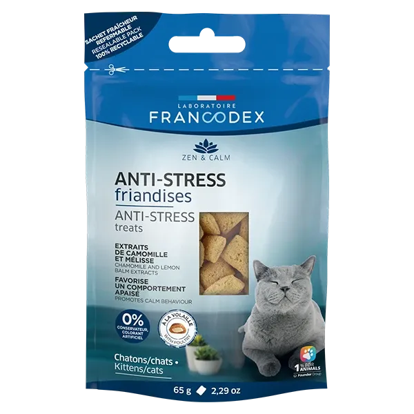 Friandises - Anti-stress Chat - 65 g - FRANCODEX