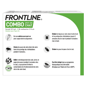 Frontline Combo Chat - Anti-puces chat et furet - 3 pipettes - BOEHRINGER INGELHEIM 2
