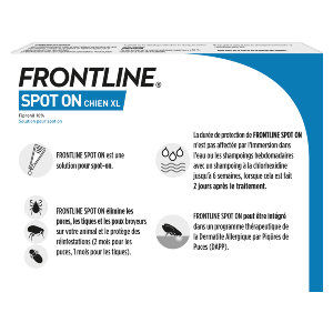 Frontline - Spot On XL - Anti-puces - de 40 à 60 kg - 4 pipettes - BOEHRINGER INGELHEIM 2