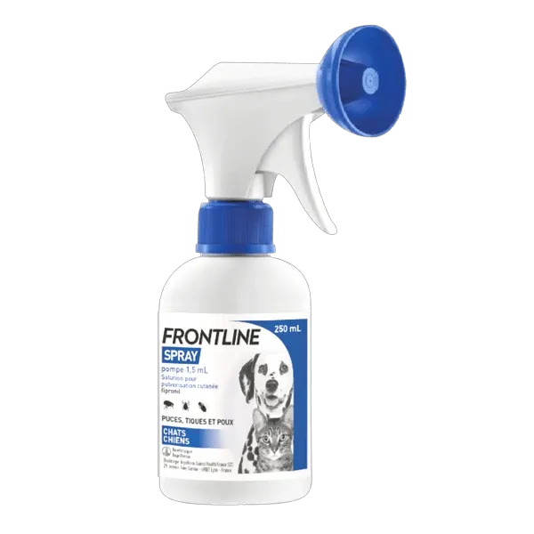 Frontline Spray anti-puces chien et chat - 250 ml - BOEHRINGER INGELHEIM