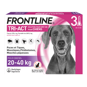 Frontline - Tri-Act L - από 20 έως 40 kg - Κατά των ψύλλων - 3 πιπέτες - BOEHRINGER INGELHEIM