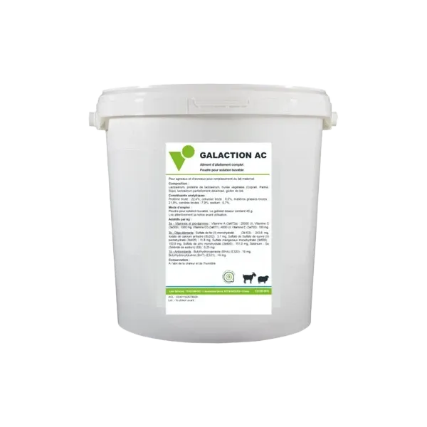 Galaction AC - Lait maternisé en poudre pour agneaux et chevreaux - 2 kg - BIOVÉ INOVET
